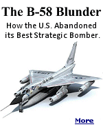 In an era of fantastic aircraft, the B-58 Hustler was one of the most visually striking warplanes ever to fly. Its delta wing, giant engines, and remarkable performance gave rise to the myth that pilots could literally tear the wings off the bomber if they flew it too fast. That wasn't true, but the B-58 was a difficult plane to fly, and suffered from a high accident rate, high maintenance, and an obsolete mission profile. It remained in service for only a decade, a dead-end in bomber development.